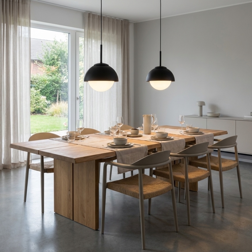BRILAGI - Karājamā lampa uz vada COSMO 1xE27/60W/230V Ø 18 cm melna