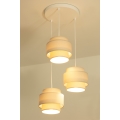 Brilagi - Karājoša lampa ar kabeli RESNA 3xE27/60W/230V Ø 45 cm, bēša