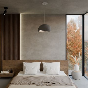 Brilagi - karājoša lampa ar vadu WABI SABI 1xE27/40W/230V Ø 35 cm pelēka