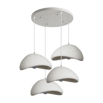 BRILAGI - Karājoša lustra ar kabeli WABI SABI 4xE27/60W/230V balta