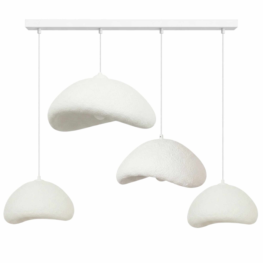 Brilagi - Karājoša lustra ar trosi WABI SABI 4xE27/40W/230V balta