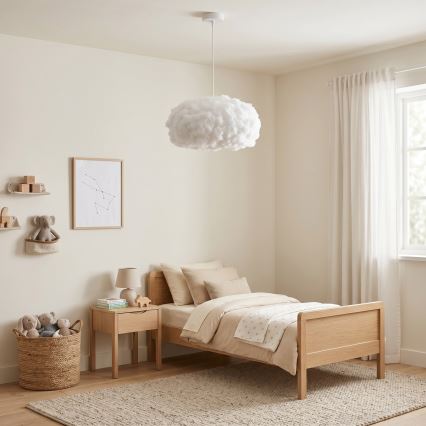 Brilagi - Karājoša lustra SOLEAIR 1xE27/60W/230V Ø 45 cm balta