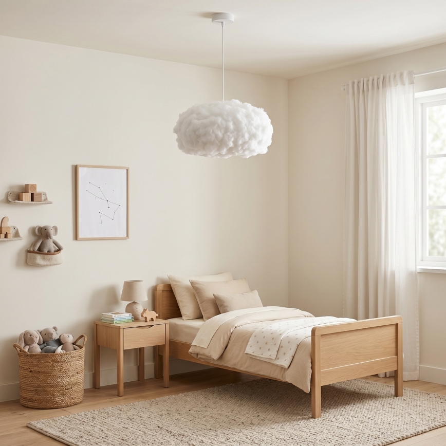 Brilagi - Karājoša lustra SOLEAIR 1xE27/60W/230V Ø 45 cm balta