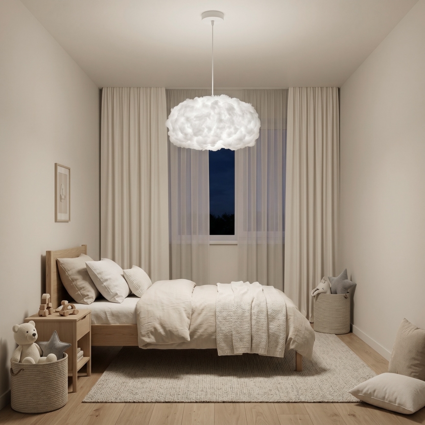 Brilagi - Karājoša lustra SOLEAIR 1xE27/60W/230V Ø 45 cm balta