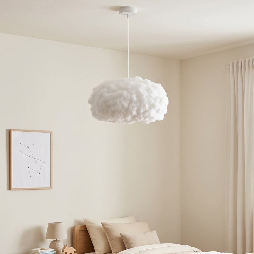 Brilagi - Karājoša lustra SOLEAIR 1xE27/60W/230V Ø 45 cm balta
