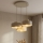 Brilagi - karājoša lustra uz troses SPRING 3xE27/60W/230V bēša/zelta