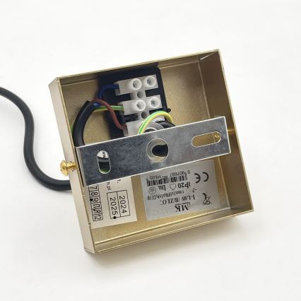 Brilagi - Karājoša lustra uz vada CRISPINA 1xGU10/10W/230V zelta krāsā