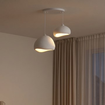 Brilagi - Karājoša lustra uz vada WABI SABI 2xE27/40W/230V Ø 70 cm, balta