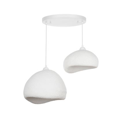 Brilagi - Karājoša lustra uz vada WABI SABI 2xE27/40W/230V Ø 70 cm, balta