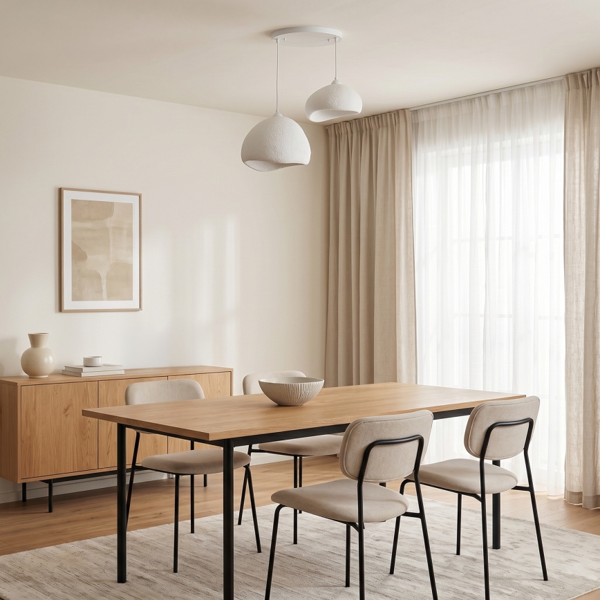 Brilagi - Karājoša lustra uz vada WABI SABI 2xE27/40W/230V Ø 70 cm, balta