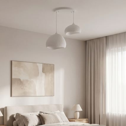 Brilagi - Karājoša lustra uz vada WABI SABI 2xE27/40W/230V Ø 70 cm, balta