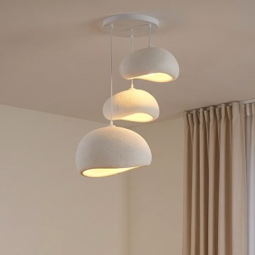 Brilagi - Karājoša lustra WABI SABI ar vadu 3xE27/40W/230V Ø 76 cm, balta