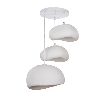 Brilagi - Karājoša lustra WABI SABI ar vadu 3xE27/40W/230V Ø 76 cm, balta