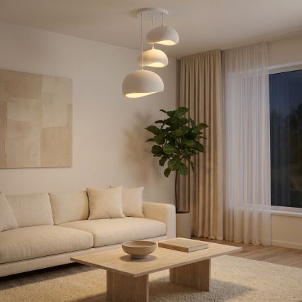 Brilagi - Karājoša lustra WABI SABI ar vadu 3xE27/40W/230V Ø 76 cm, balta