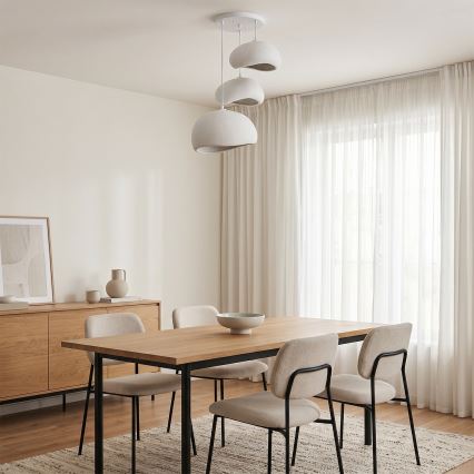 Brilagi - Karājoša lustra WABI SABI ar vadu 3xE27/40W/230V Ø 76 cm, balta
