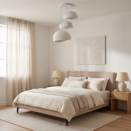 Brilagi - Karājoša lustra WABI SABI ar vadu 3xE27/40W/230V Ø 76 cm, balta