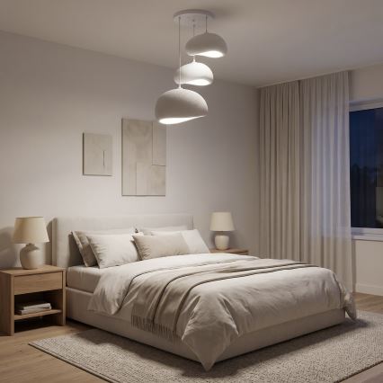 Brilagi - Karājoša lustra WABI SABI ar vadu 3xE27/40W/230V Ø 76 cm, balta