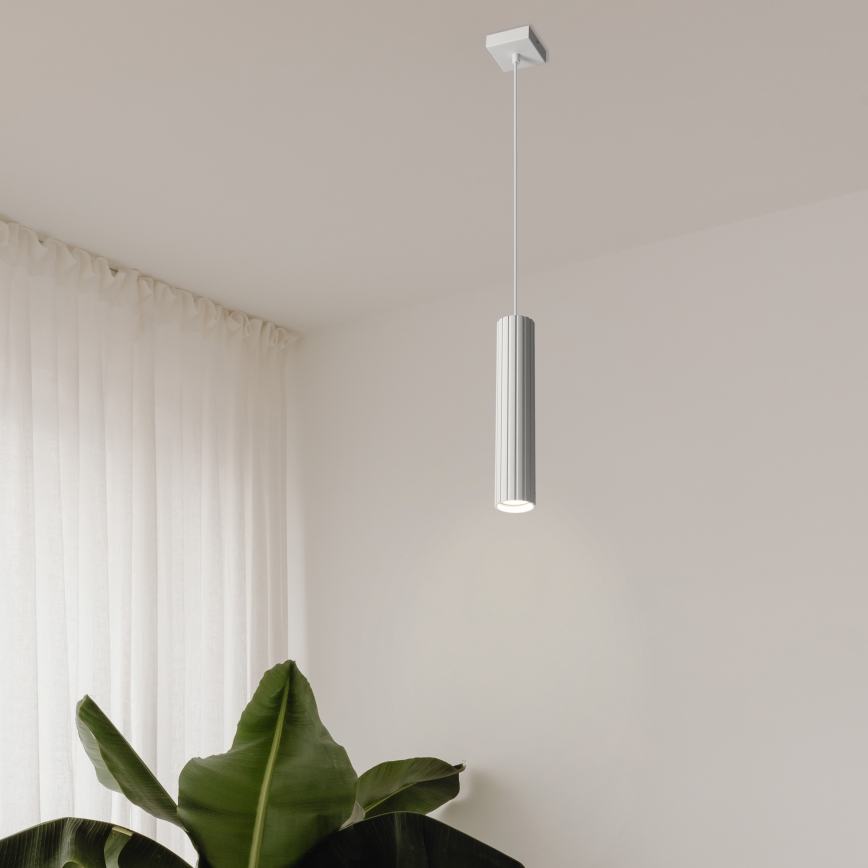 Brilagi - Karājošs lustrs ar trosi CRISPINA 1xGU10/10W/230V balts