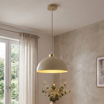 Brilagi - karāma lustra uz vada MOON 1xE27/60W/230V Ø 30 cm bēša/zeltaina