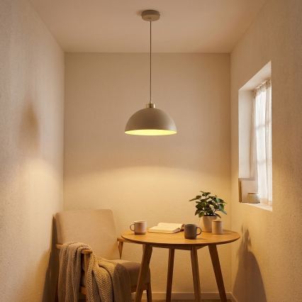 Brilagi - karāma lustra uz vada MOON 1xE27/60W/230V Ø 30 cm bēša/zeltaina