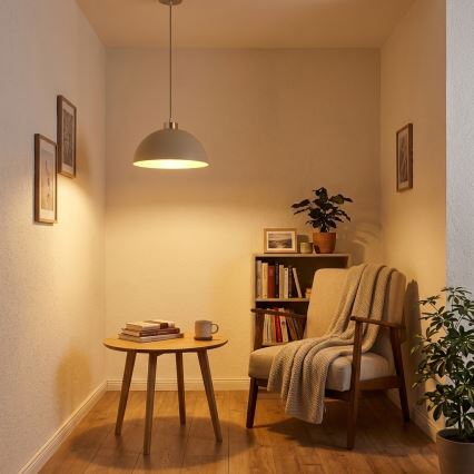 Brilagi - karāma lustra uz vada MOON 1xE27/60W/230V Ø 30 cm bēša/zeltaina