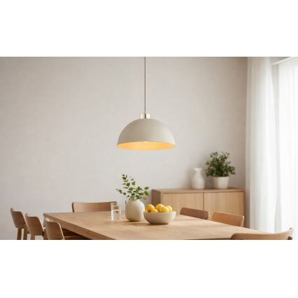 Brilagi - karāma lustra uz vada MOON 1xE27/60W/230V Ø 30 cm bēša/zeltaina