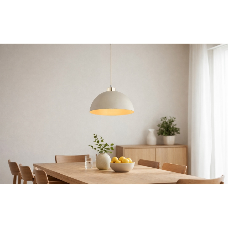 Brilagi - karāma lustra uz vada MOON 1xE27/60W/230V Ø 30 cm bēša/zeltaina