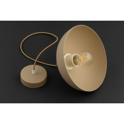 Brilagi - karāma lustra uz vada MOON 1xE27/60W/230V Ø 30 cm bēša/zeltaina
