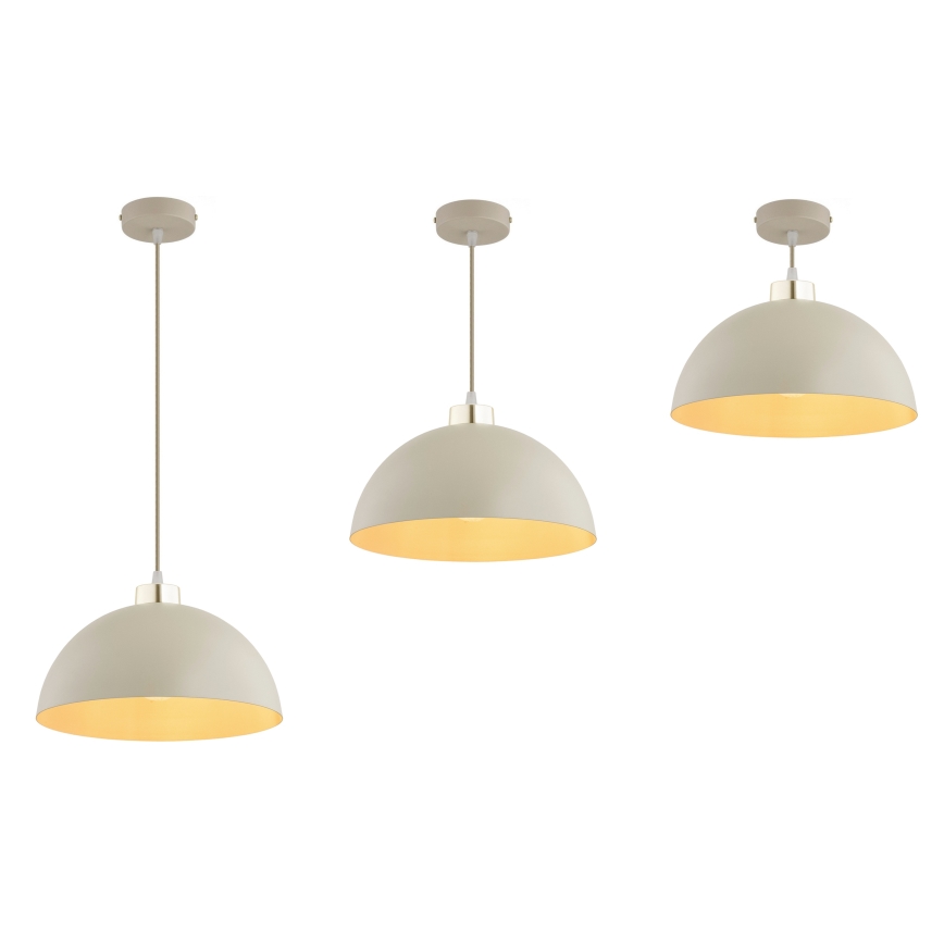 Brilagi - karāma lustra uz vada MOON 1xE27/60W/230V Ø 30 cm bēša/zeltaina