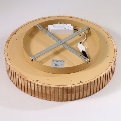 Brilagi - LED griestu lampa FALCON WOOD MODERN LED/30W/230V 3000/4000/6000K Ø45 cm koka