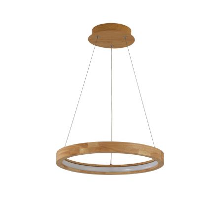 Brilagi - koka LED lustra UMEA WOOD uz vada, LED/30W/230V, Ø 40 cm
