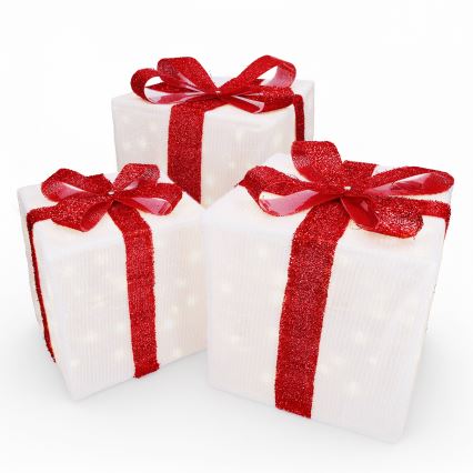 Brilagi - Komplekts 3x LED āra Ziemassvētku dekori LED/2,6W/3xAA IP44 dāvanas