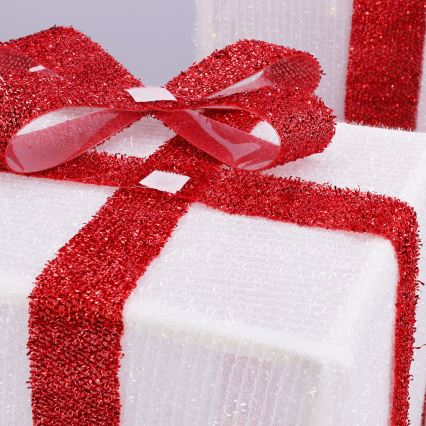 Brilagi - Komplekts 3x LED āra Ziemassvētku dekori LED/2,6W/3xAA IP44 dāvanas