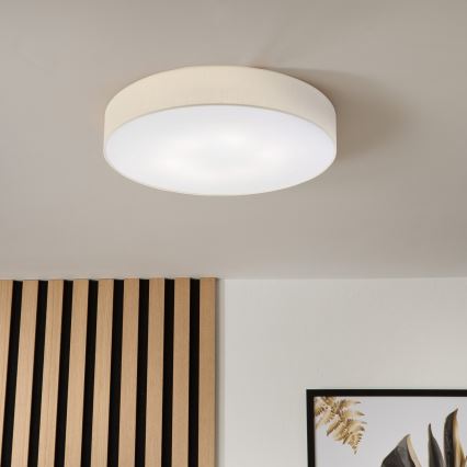 BRILAGI - krēmkrāsaina LED griestu lampa SIRIJA 6xE27/15W/230V Ø 80 cm