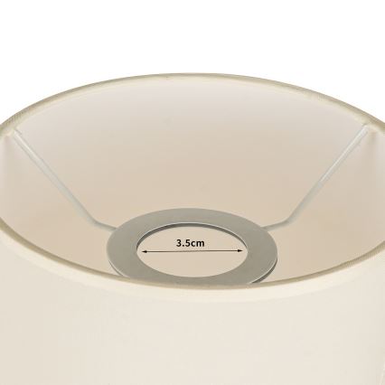 Brilagi - Krēmkrāsas abažūrs galda lampai TABLON E27 Ø 14 cm