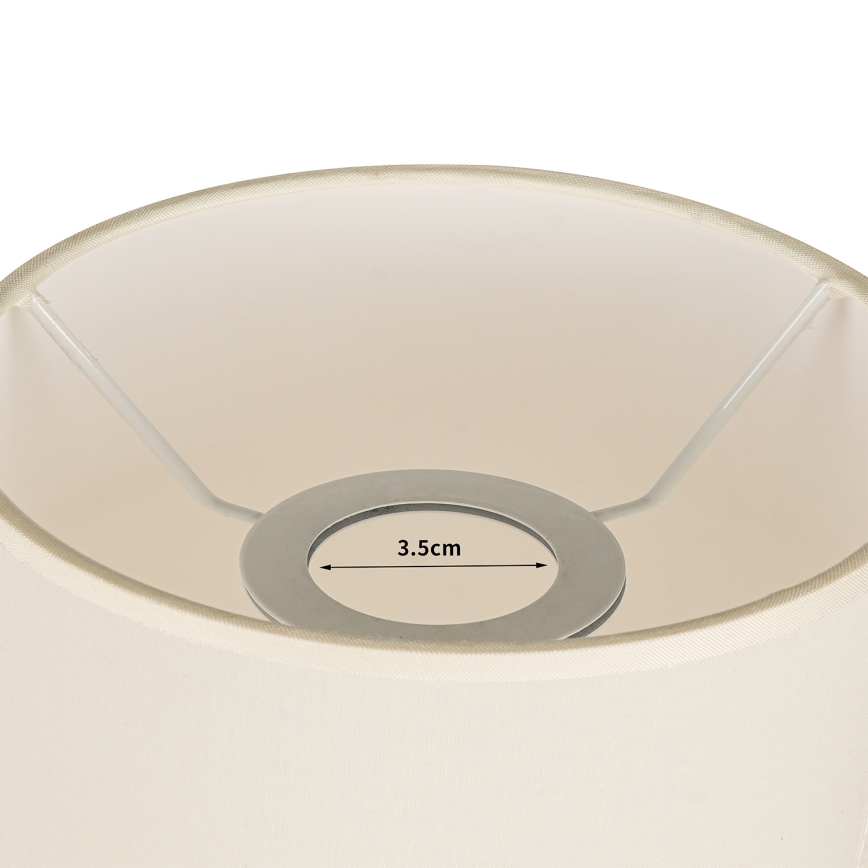 Brilagi - Krēmkrāsas abažūrs galda lampai TABLON E27 Ø 14 cm