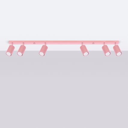 Brilagi - LED akcenta gaismeklis CRESTO 6xGU10/10W/230V rozā