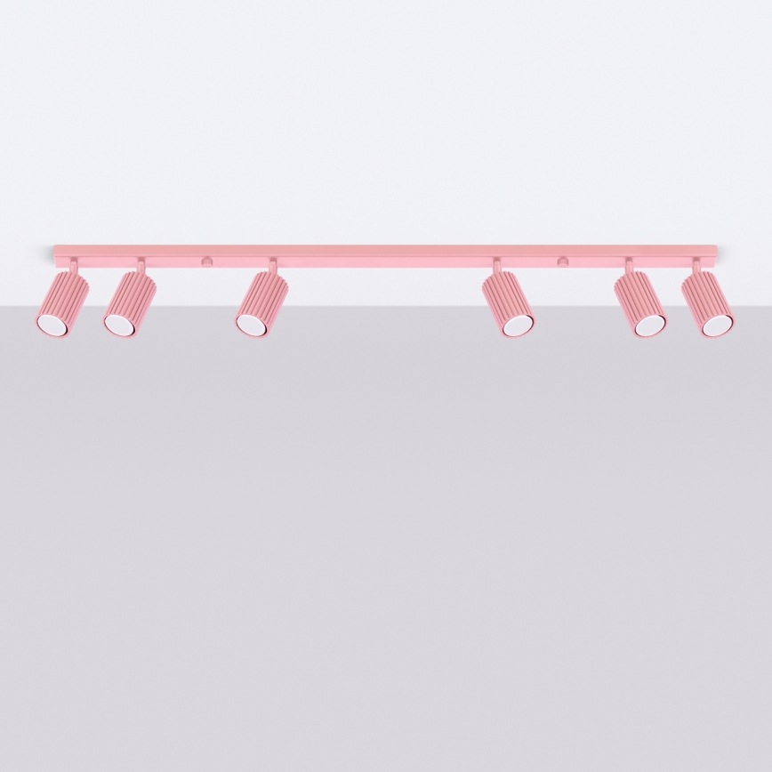 Brilagi - LED akcenta gaismeklis CRESTO 6xGU10/10W/230V rozā