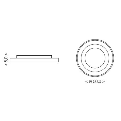 BRILAGI - LED Regulējams bērnu griestu gaismeklis ASTRO LED/75W/230V 3000-6000K pr. 50 cm + ar tālvadības pulti