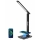Brilagi - LED Aptumšojama galda lampa ar bezvadu uzlādi QI un USB REGINA LED/8,5W/230V, melna