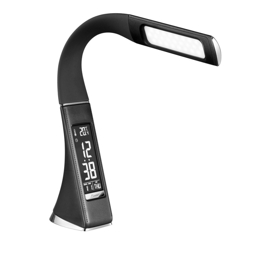 Brilagi - LED Aptumšojama galda lampa ar ekrānu PELLE LED/7W/230V, melna