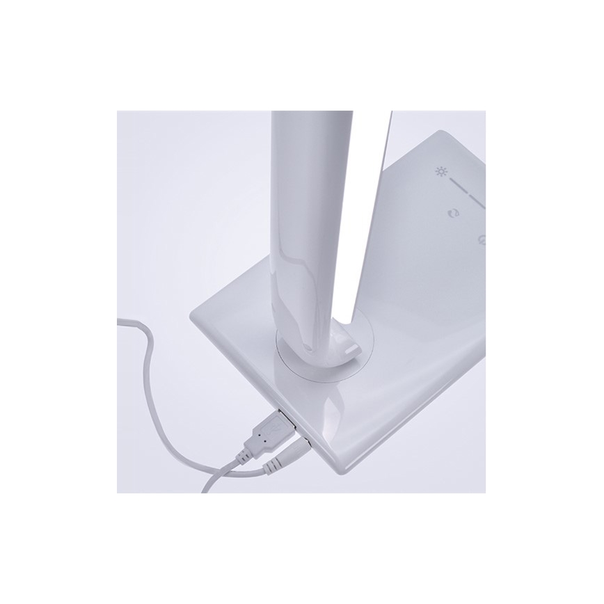 Brilagi - LED Aptumšojama galda lampa USB savienojums LED/12W/230V balta 3000 - 6000K