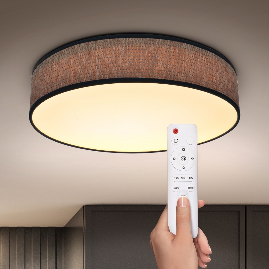 Brilagi - LED Aptumšojama griestu lampa ADELA LED/48W/230V 3000-6500K d. 40 cm + tālvadības pults