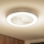 Brilagi - LED Aptumšojama griestu lampa ar ventilatoru LED/30W/230V 3000-6500K balta + tālvadības pults