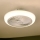 Brilagi - LED Aptumšojama griestu lampa ar ventilatoru LED/30W/230V 3000-6500K balta + tālvadības pults