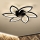 Brilagi - LED Aptumšojama griestu lampa ar ventilatoru LED/50W/230V 3000-6500K melna + tālvadības pults