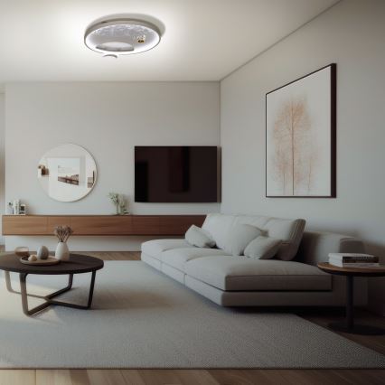 Brilagi - LED Aptumšojama griestu lampa ASTRO LED/20W/230V 3000/4000/6000K + tālvadības pults