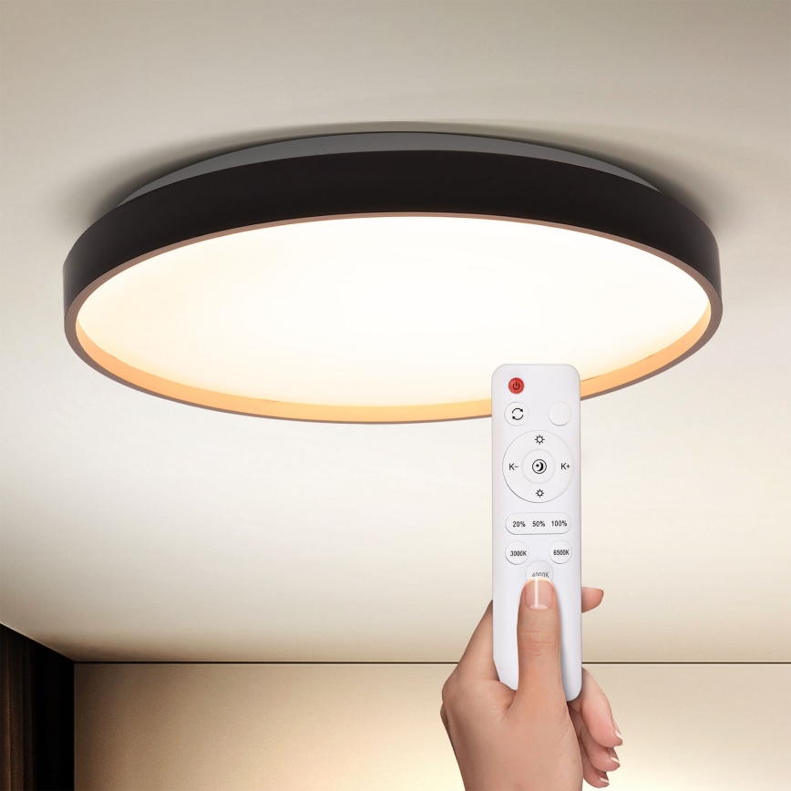 Brilagi - LED Aptumšojama griestu lampa CALA LED/48W/230V 3000-6500K d. 38 cm + tālvadības pults