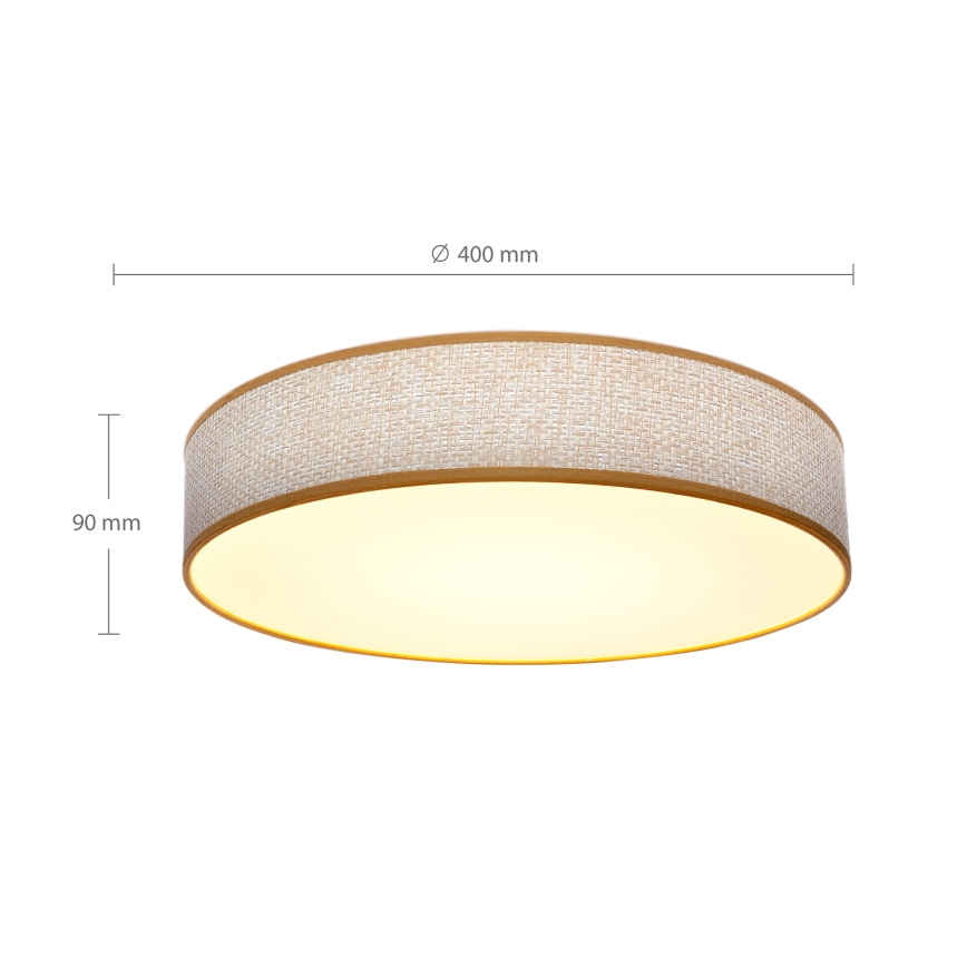 Brilagi - LED Aptumšojama griestu lampa CARMEN LED/48W/230V 3000-6500K d. 40 cm + tālvadības pults