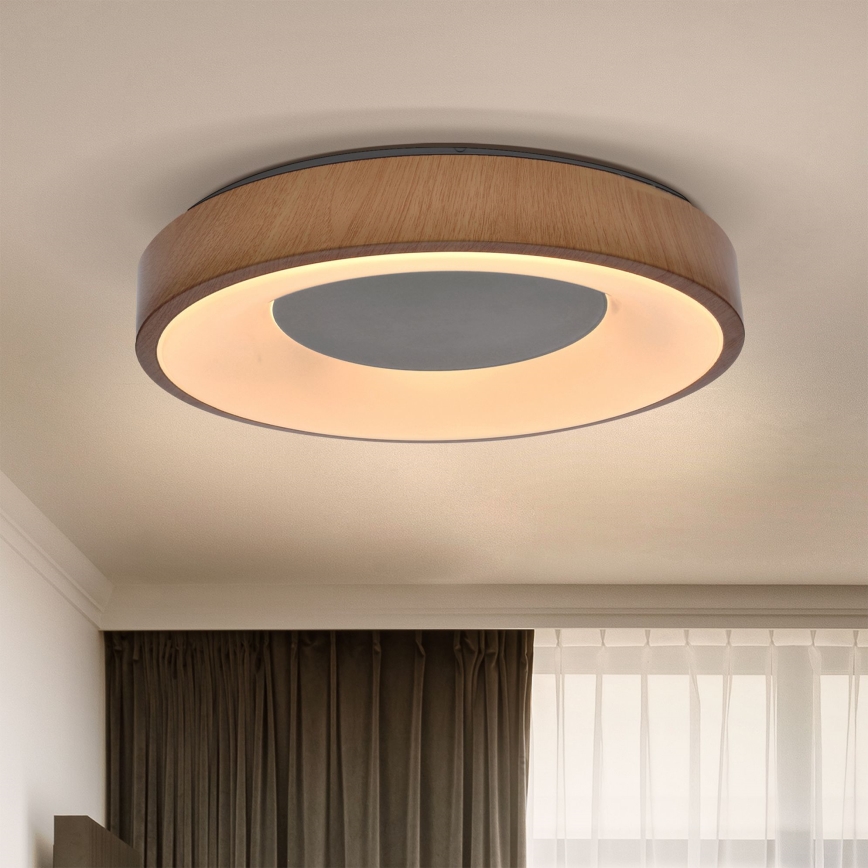 Brilagi - LED Aptumšojama griestu lampa DORIA LED/48W/230V 3000-6500K d. 39 cm + tālvadības pults